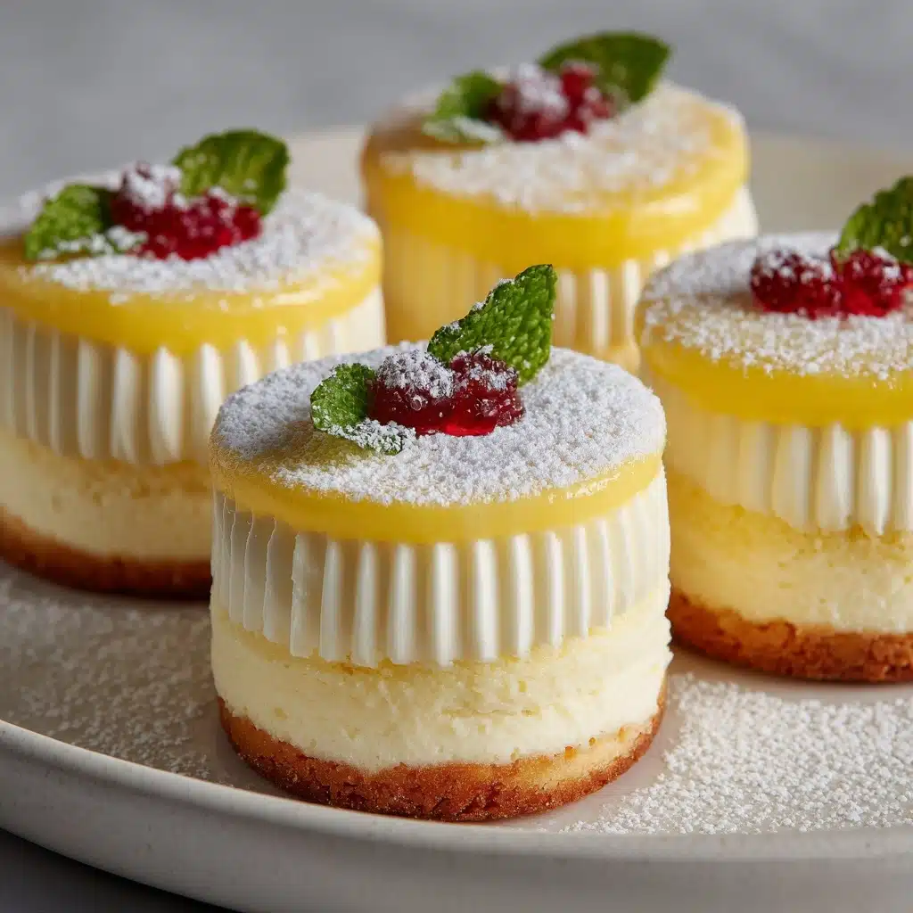 Japanese Mini Cotton Cheesecake Recipe - Recipe Image