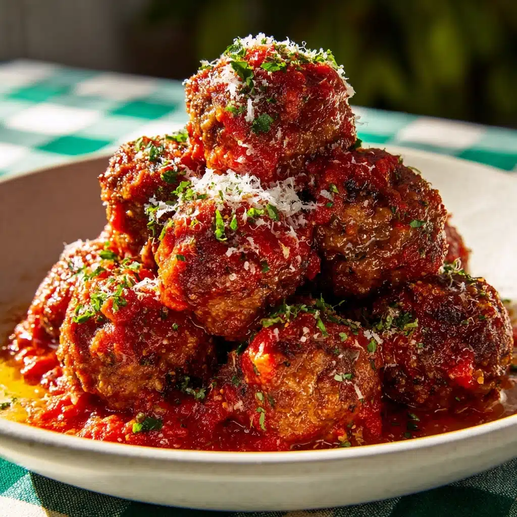 Smoked Italian Meatballs Recipe - Recipe Image