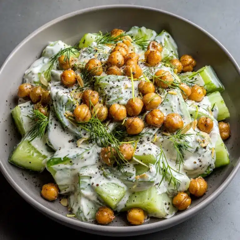 Tzatziki Chickpea Salad Recipe