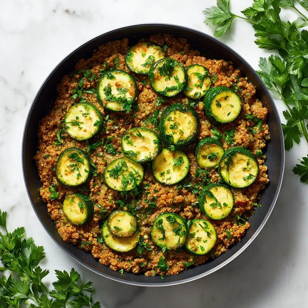 Ground Turkey and Zucchini Skillet Recipe - Recipe Image