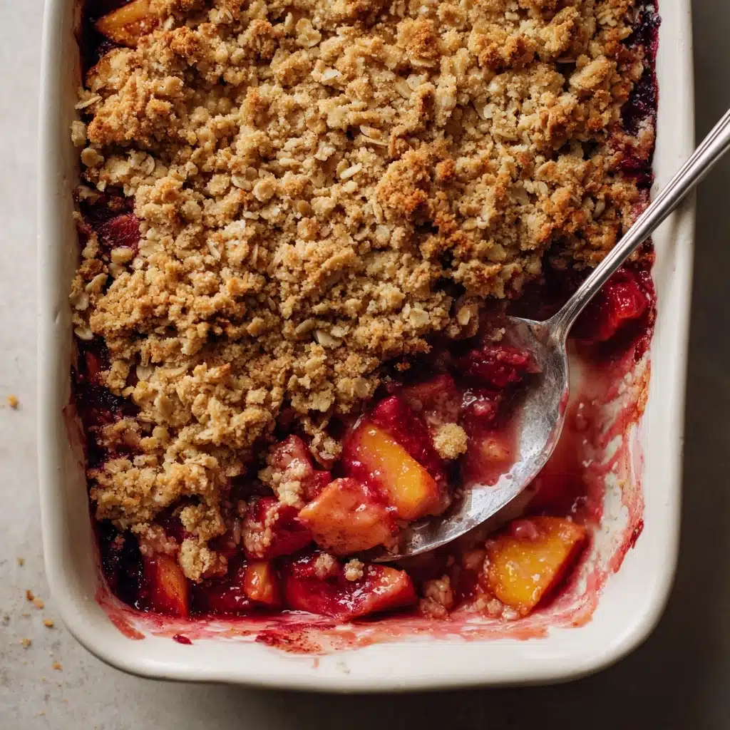 Strawberry Rhubarb Crisp Recipe - Recipe Image