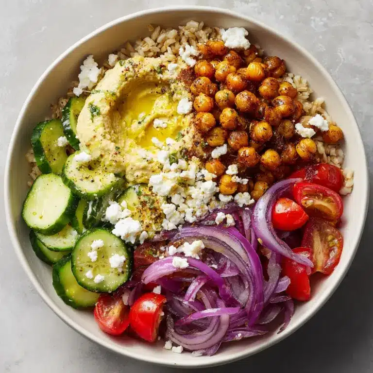 Mediterranean Hummus Bowl Recipe