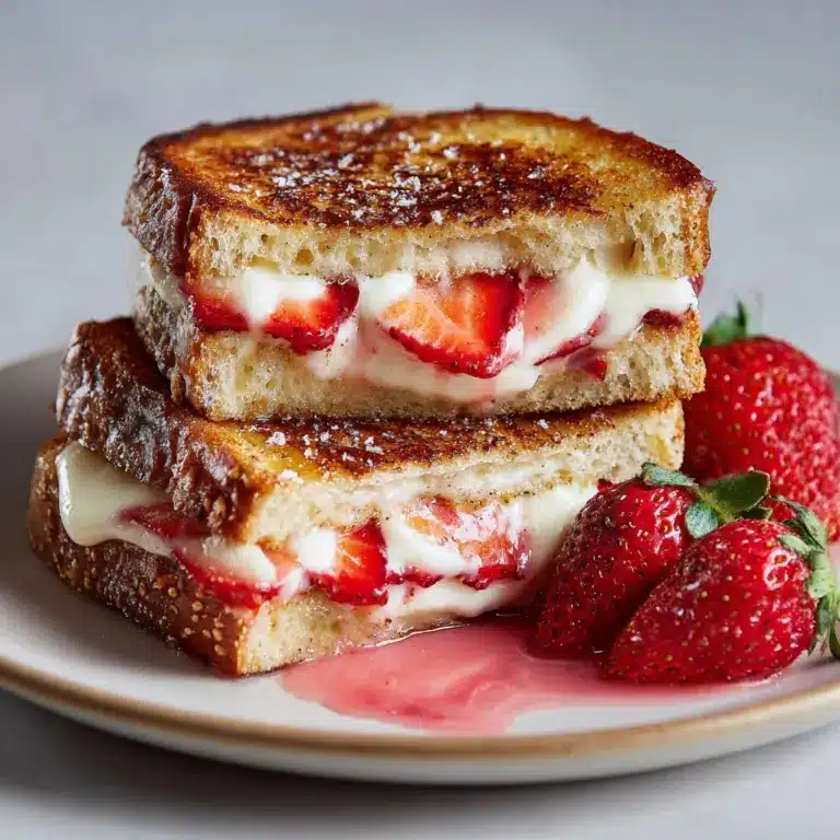 Fried Strawberry Cheesecake Sandwiches Recipe