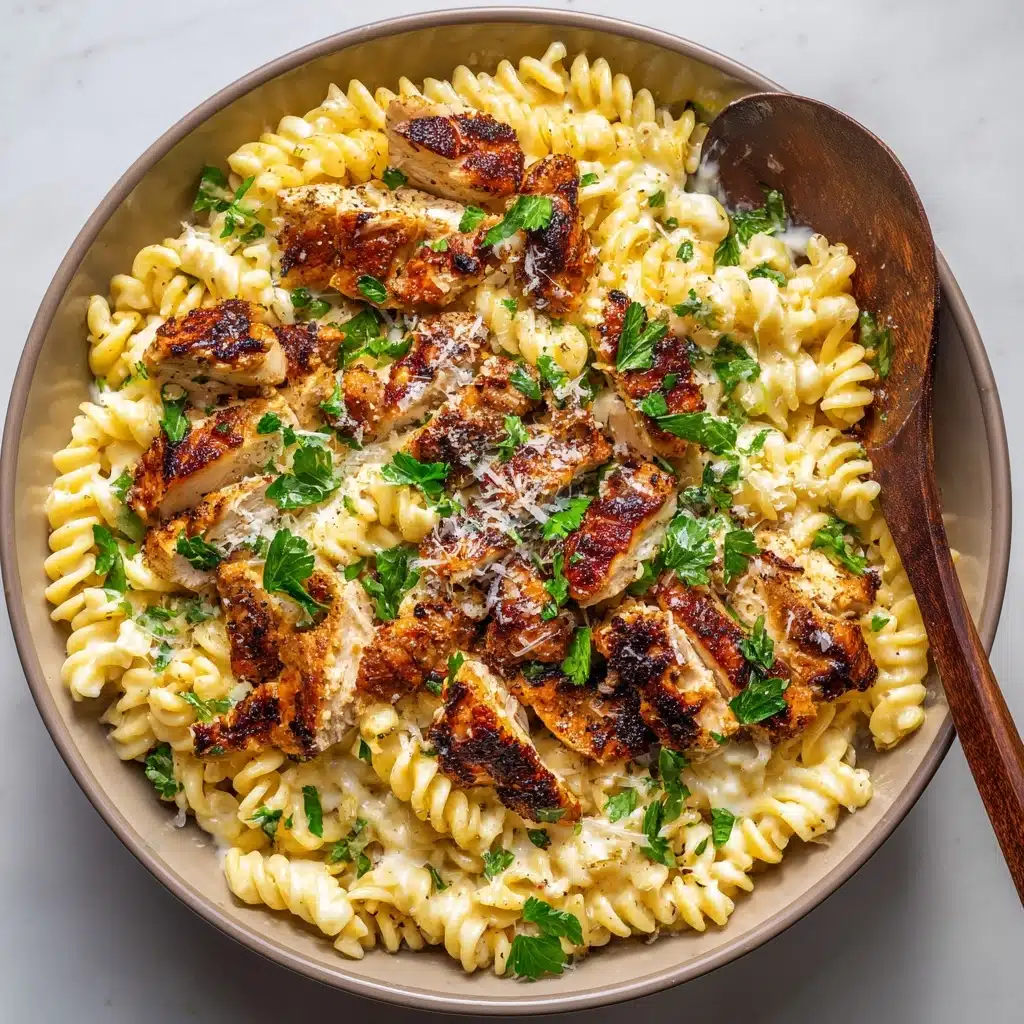 Creamy Garlic Parmesan Pasta Recipe - Recipe Image