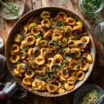 One Pot French Onion Pasta Recipe