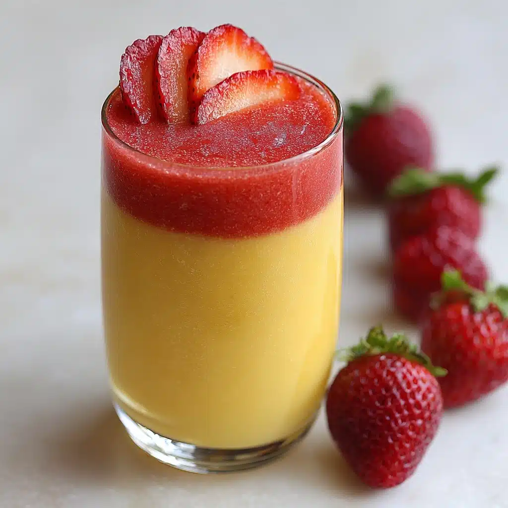 Strawberry Mango Smoothie Drink Recipe