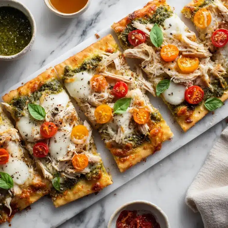 Chicken Pesto Flatbread Recipe