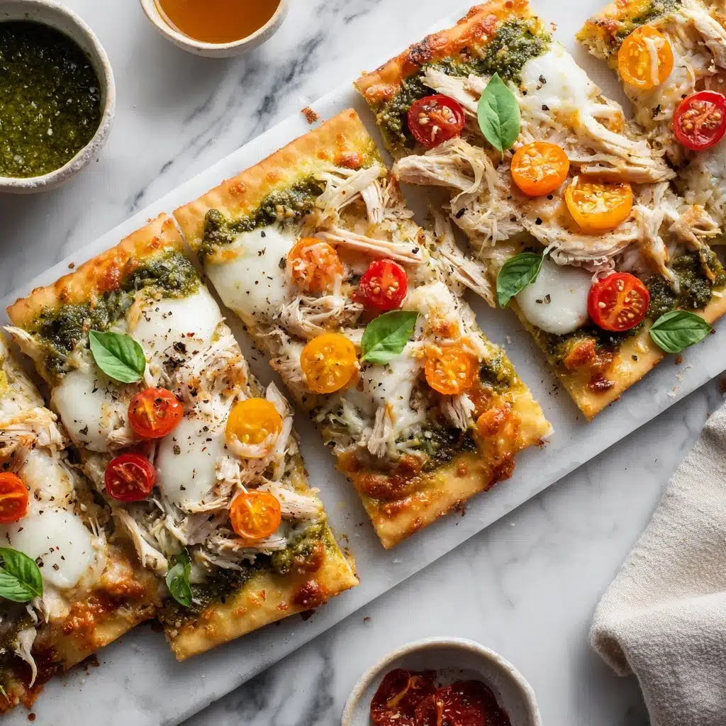 Chicken Pesto Flatbread Recipe