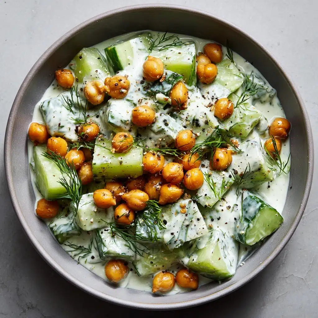 Tzatziki Chickpea Salad Recipe - Recipe Image