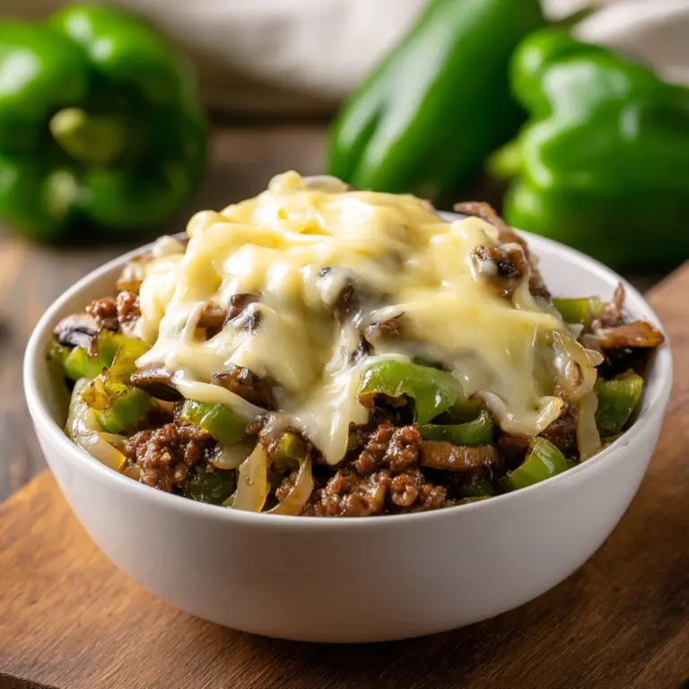 Philly Cheesesteak Bowls – Easy Low-Carb Dinner Idea Recipe