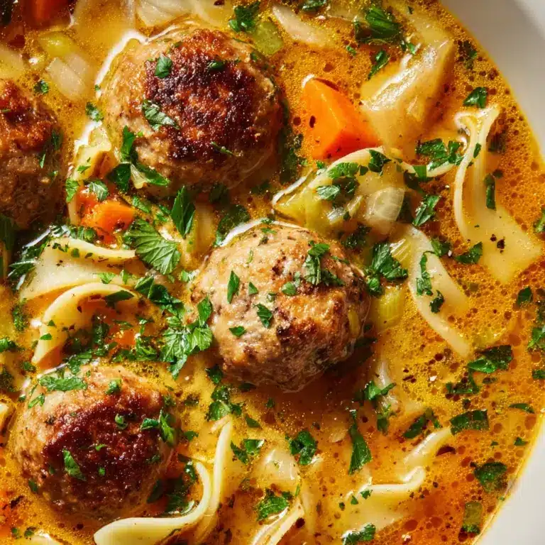 Creamy Italian Meatball Soup Recipe