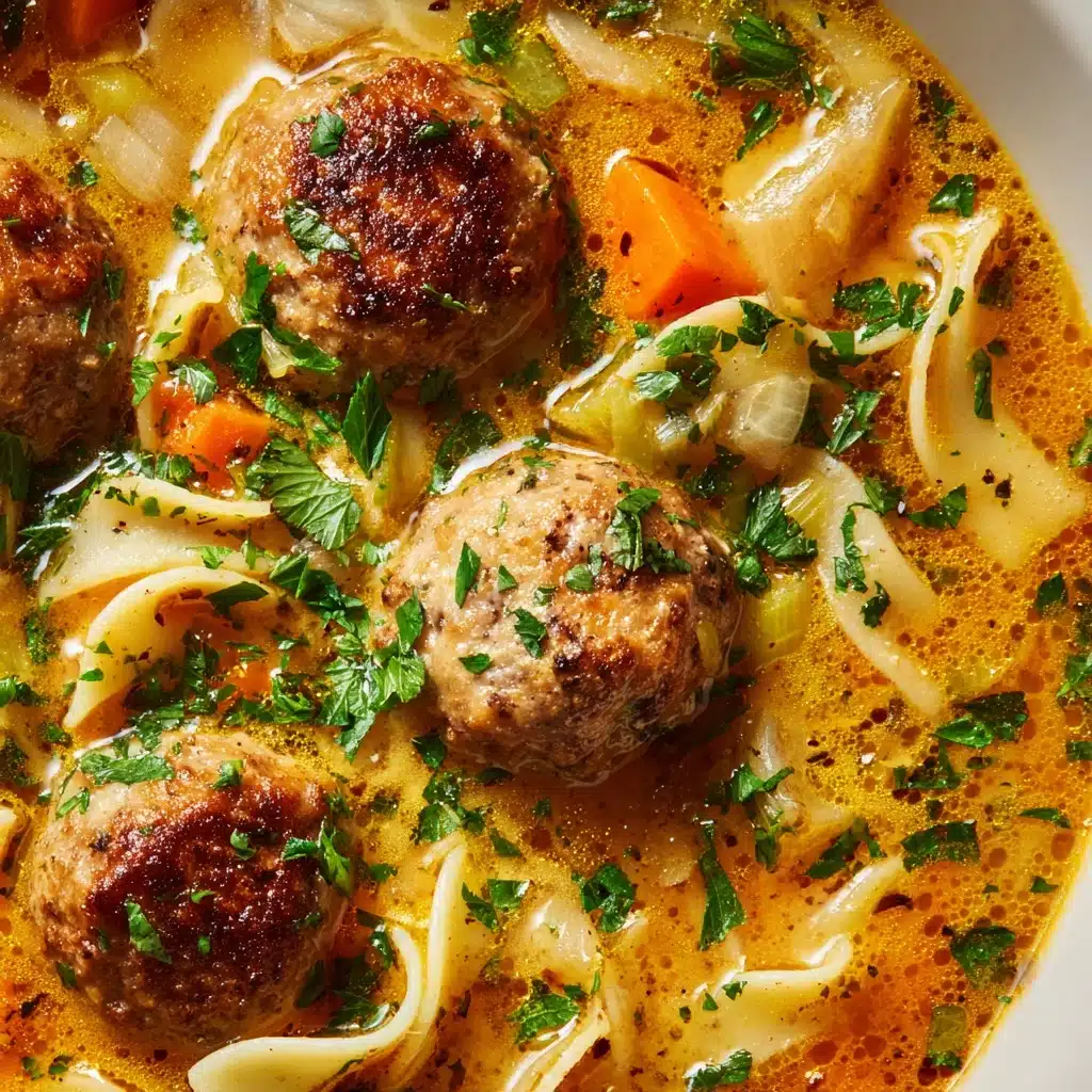 Creamy Italian Meatball Soup Recipe