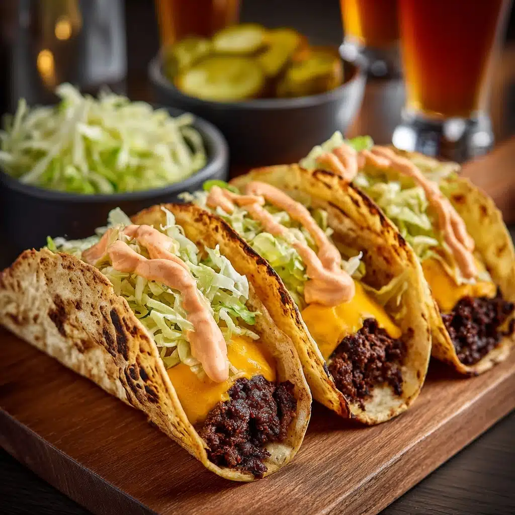 Smash Burger Tacos Recipe