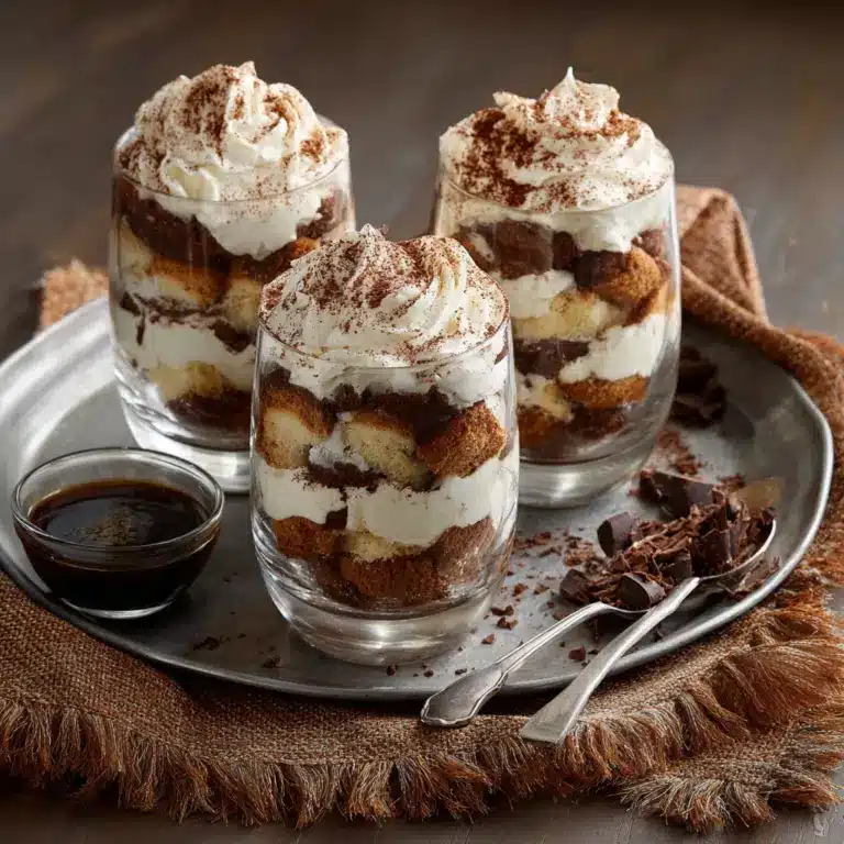 Mini Tiramisu Mascarpone Cups Recipe