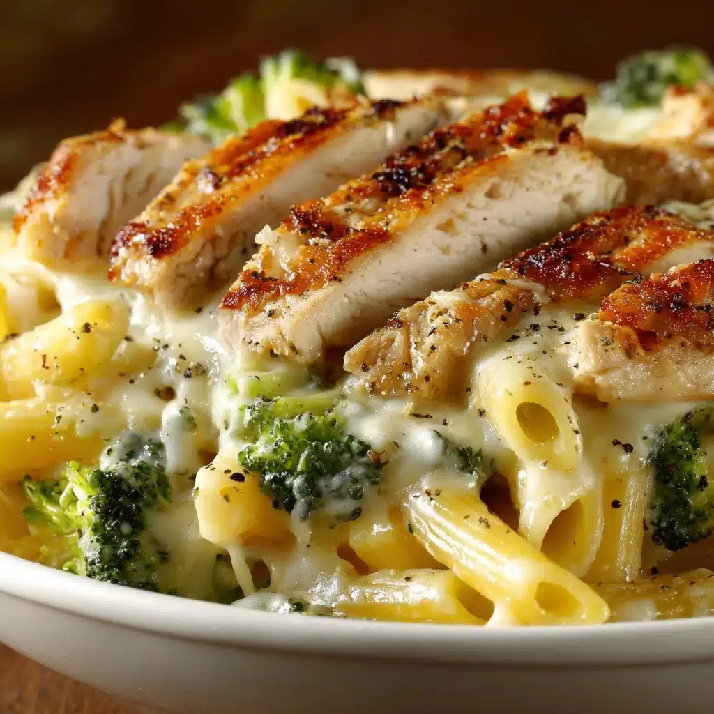 Creamy Broccoli and Chicken Penne Recipe - Recipe Image