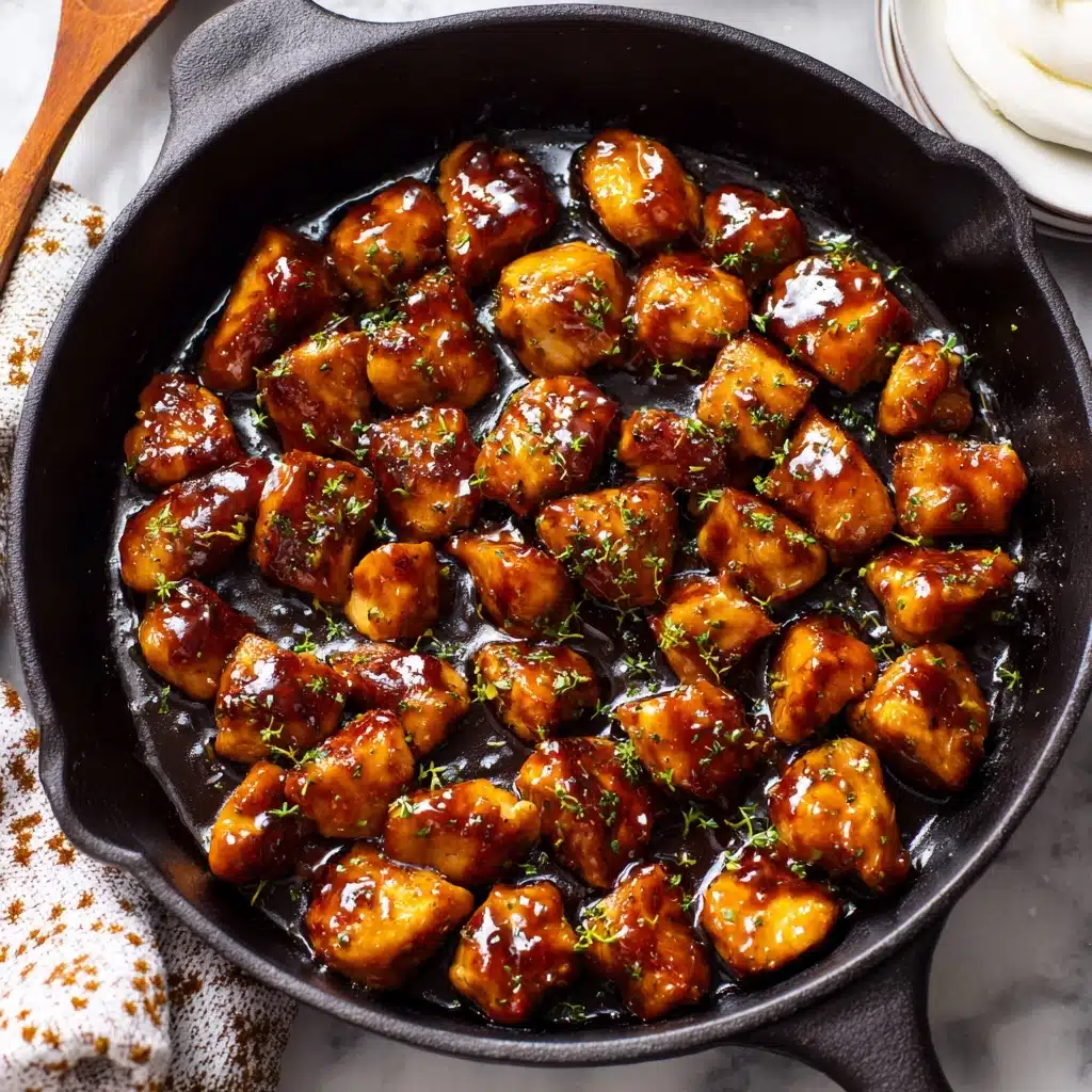 Honey Garlic Chicken Bites Recipe - Recipe Image