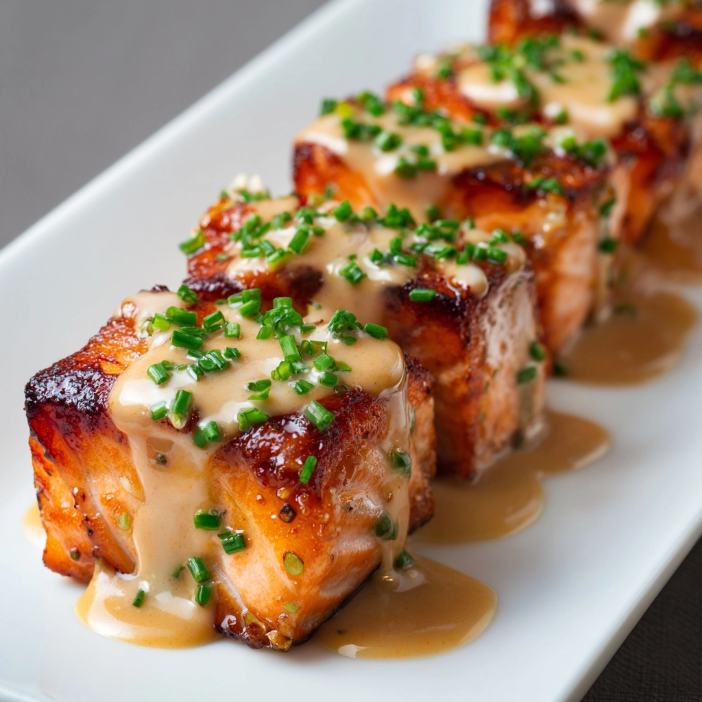 Crispy Bang Bang Salmon Bites Recipe