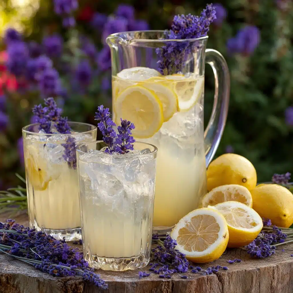 Refreshing Coconut Lavender Lemonade Mocktail Recipe - Recipe Image