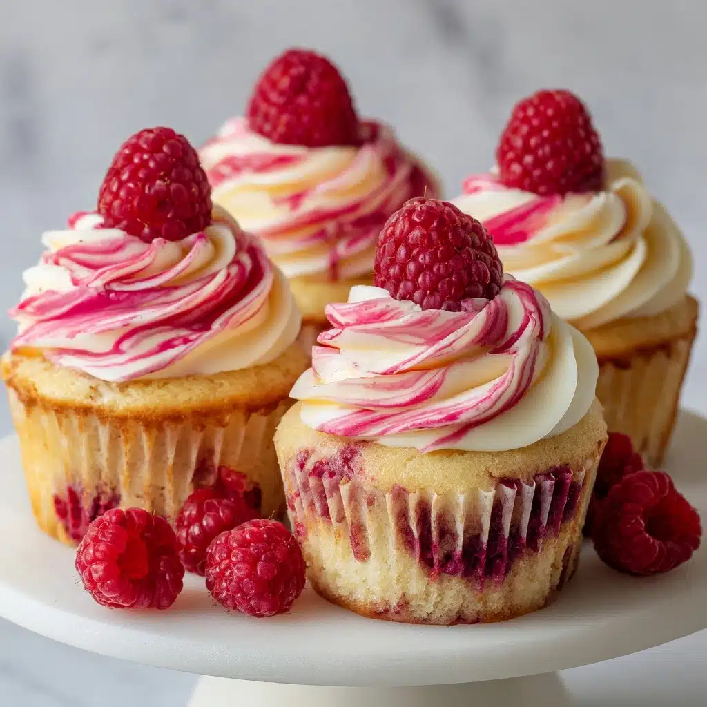 Heavenly Raspberry Cheesecake Cupcakes Recipe - Recipe Image