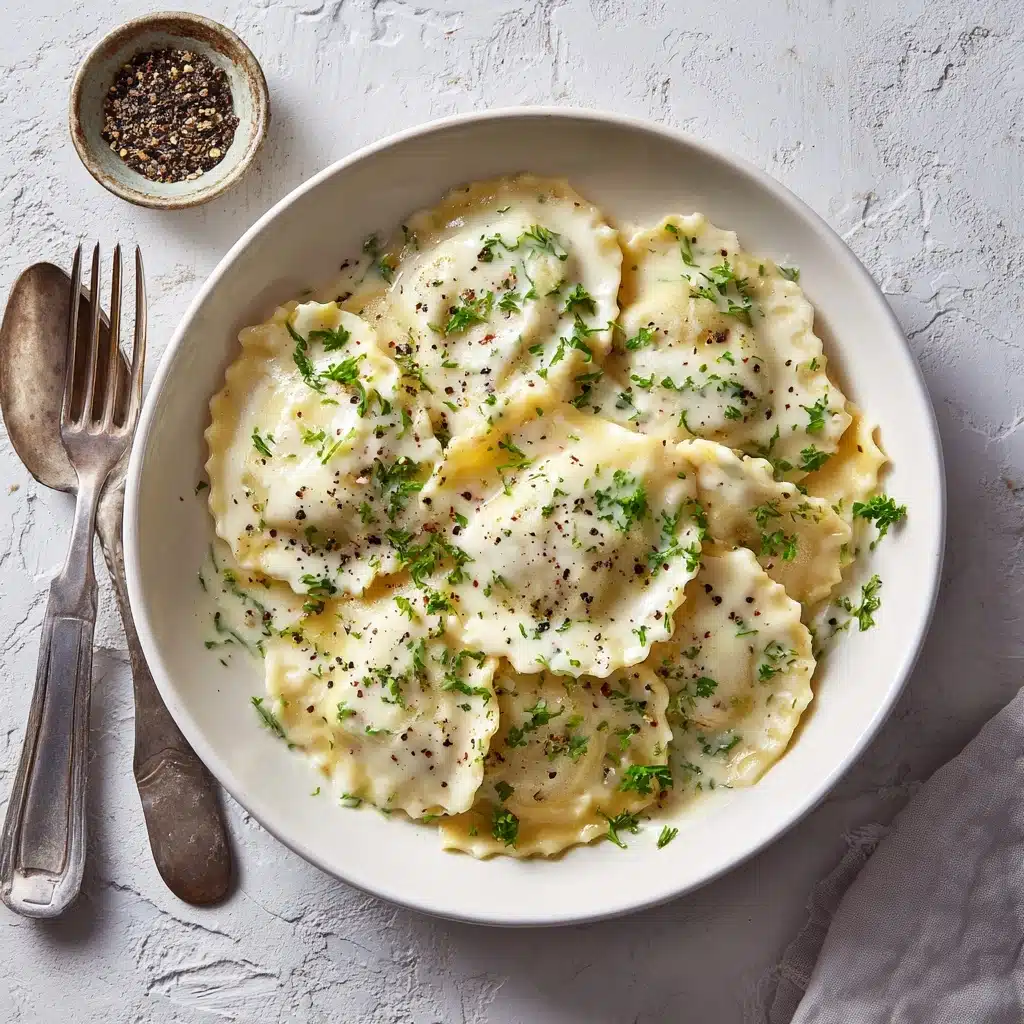 Best Creamy Garlic Butter Sauce for Tortellini Recipe - Recipe Image