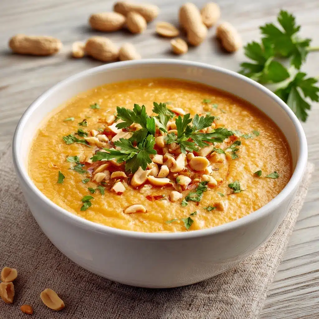 Spicy Peanut Soup with Sweet Potato Recipe - Recipe Image