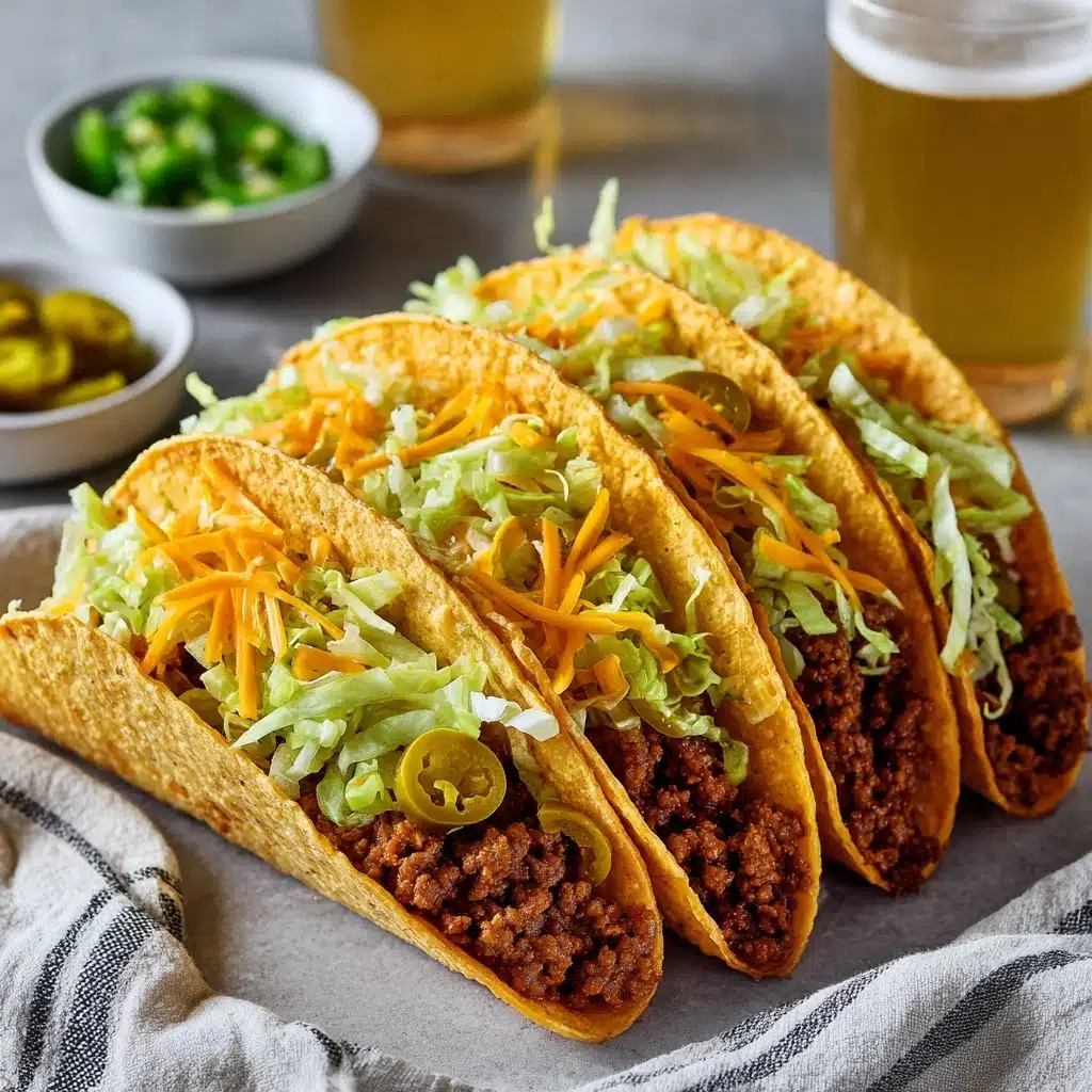 Smash Burger Tacos Recipe - Recipe Image