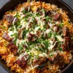Cheesy Steak & Rice Recipe