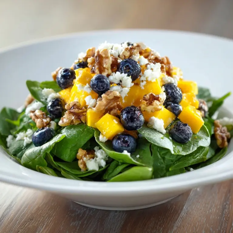 Mango Spinach Salad Recipe
