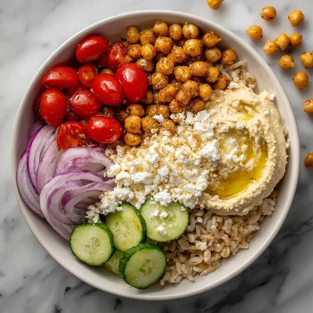 Mediterranean Hummus Bowl Recipe - Recipe Image