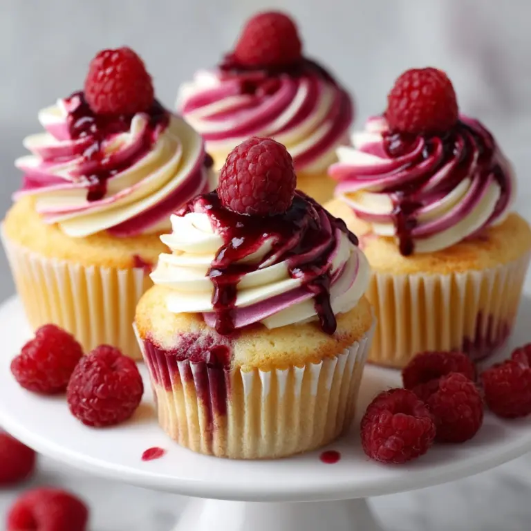 Heavenly Raspberry Cheesecake Cupcakes Recipe