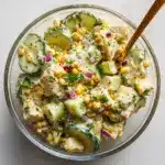 Street Corn Creamy Cucumber Salad Recipe