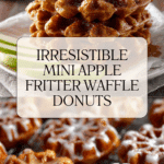 Mini Apple Fritter Waffle Donuts Recipe