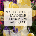 Refreshing Coconut Lavender Lemonade Mocktail Recipe
