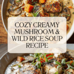 Creamy Mushroom Chicken and Wild Rice Soup Recipe