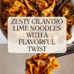 Cilantro Lime Noodles Recipe