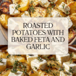 Roasted Potatoes with Baked Feta and Garlic Recipe