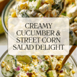 Street Corn Creamy Cucumber Salad Recipe