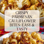 Parmesan Cauliflower Bites - Just 5 Ingredients Recipe