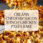 Cheddar Bacon Ranch Chicken Pasta Recipe