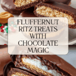Fluffernut Chocolate Covered Ritz A Ritz Cracker Recipe