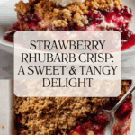 Strawberry Rhubarb Crisp Recipe