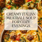 Creamy Italian Meatball Soup Recipe