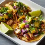 One-Pan Chicken and Pineapple Tacos Recipe