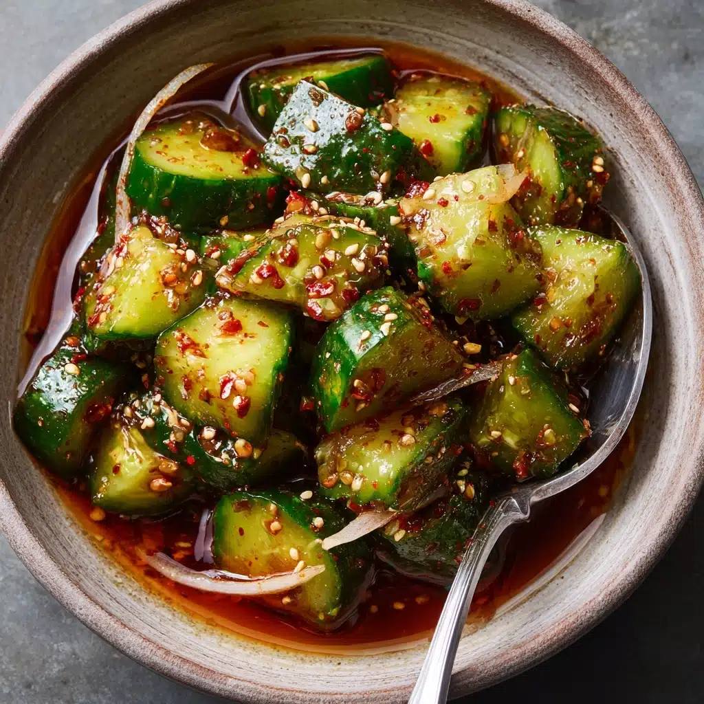Spicy Asian Cucumber Salad Recipe - Recipe Image