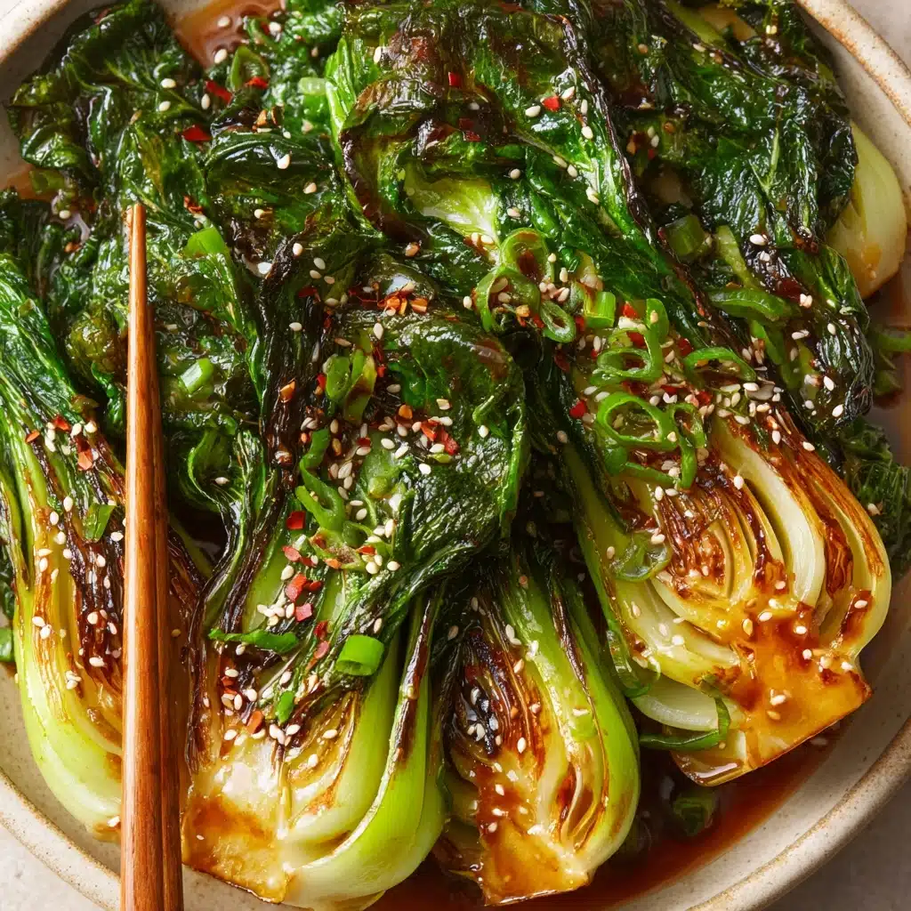 Quick Bok Choy with Garlic and Ginger Recipe