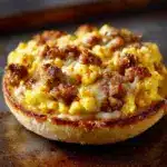 English Muffin Breakfast Pizza Recipe