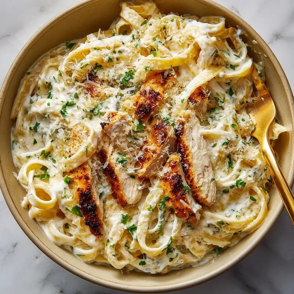 Chicken Fettuccine Alfredo Recipe - Recipe Image