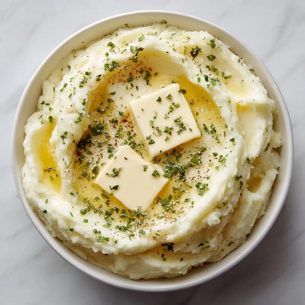 Easy Garlic Mashed Potatoes Recipe - Recipe Image