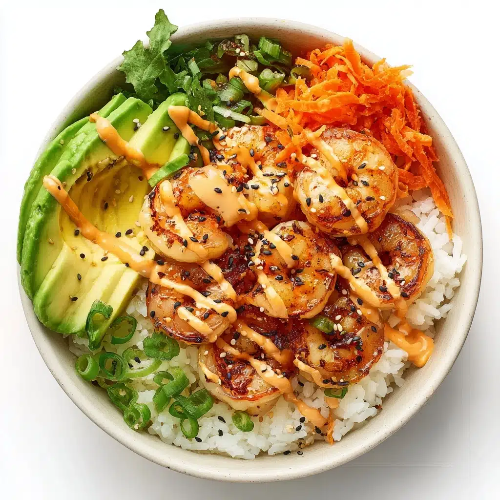 Shrimp Rice Bowls with Spicy Mayo Recipe - Recipe Image