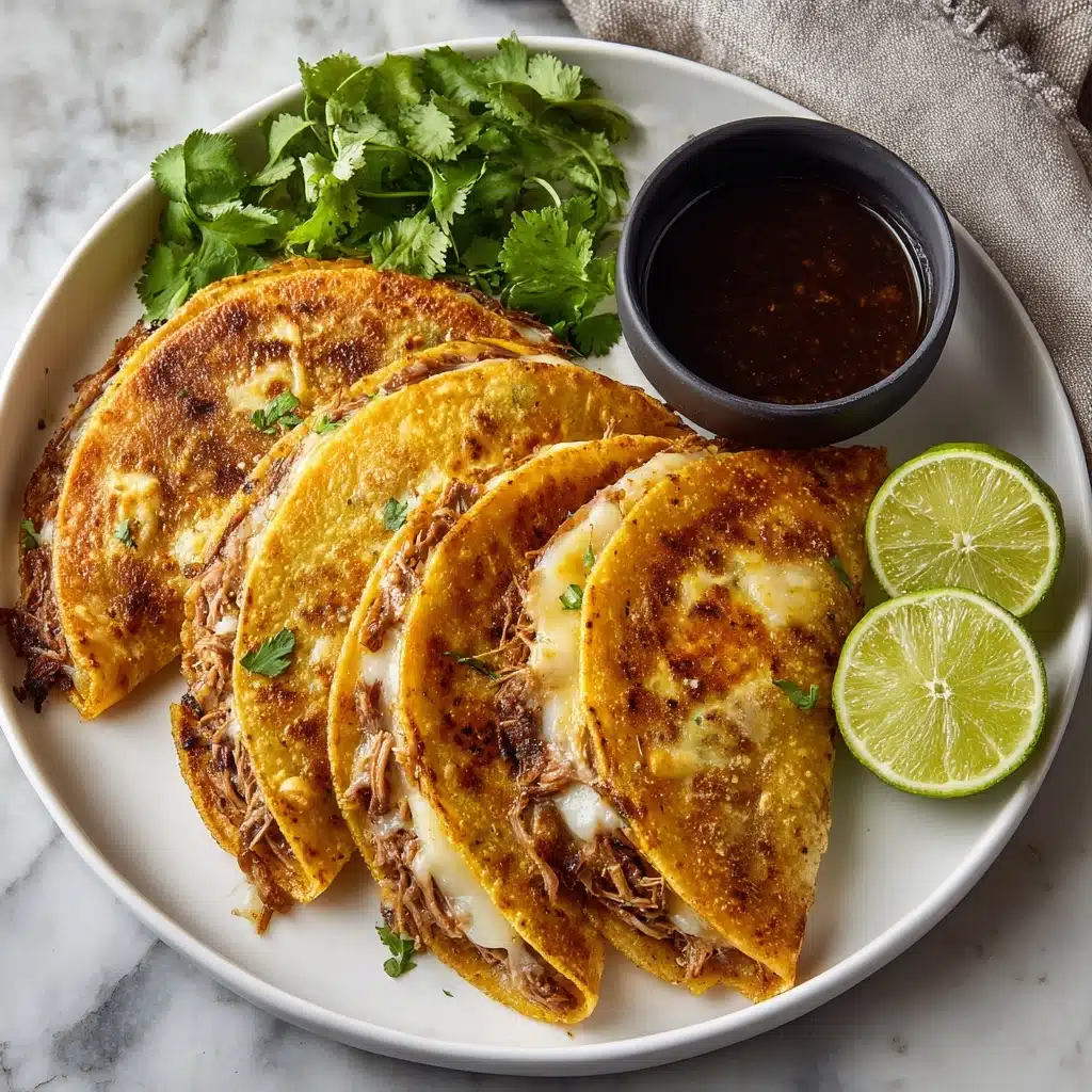 Easy Birria Tacos with Consomme in the Slow Cooker Recipe
